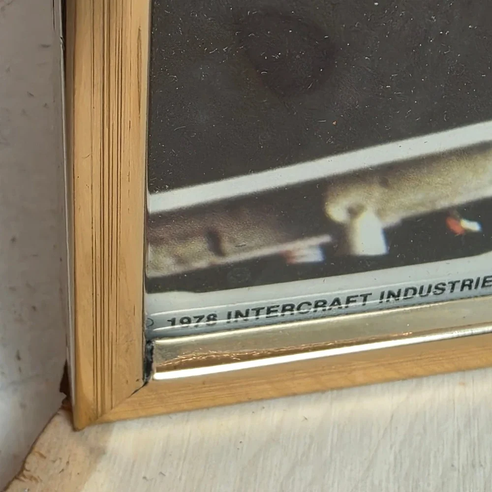 CLEARANCE 💲6️⃣Vintage Intercraft Gold Double Hinged Photo Frame The‎ Collection